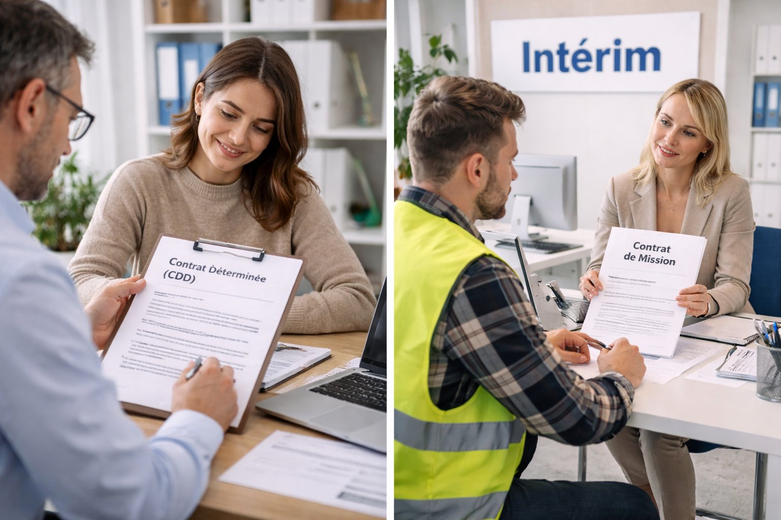 CDD ou intérim : quelles différences ?