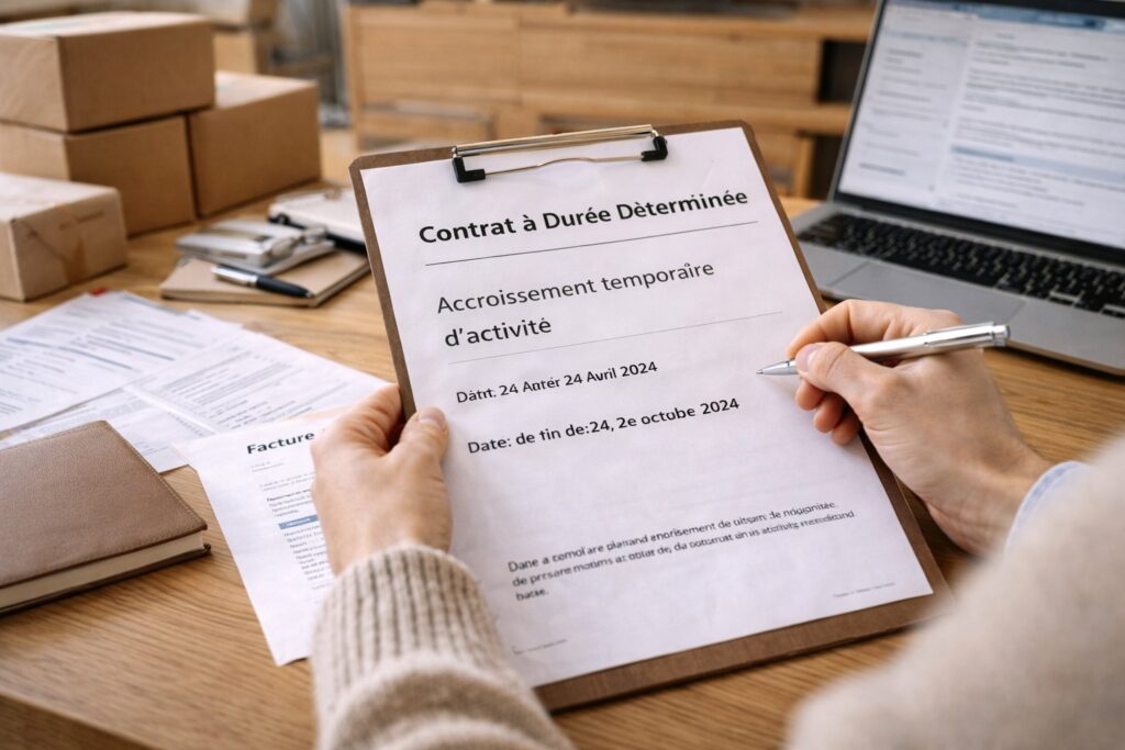 CDD pour accroissement d’activité
