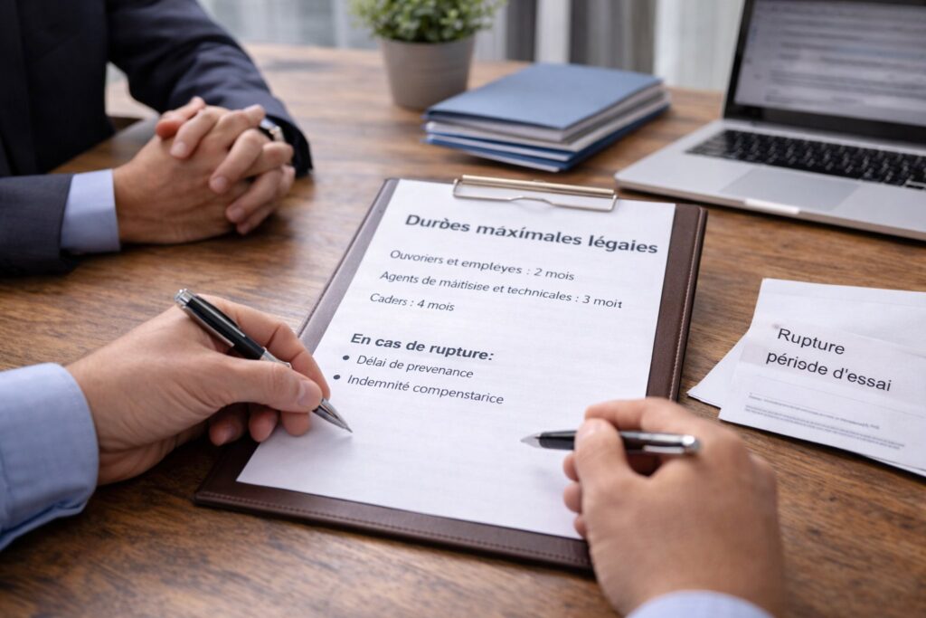 Période d’essai CDI : durée et rupture