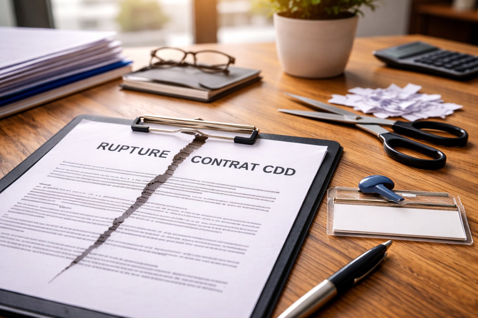 Rupture du CDD : cadre et conséquences