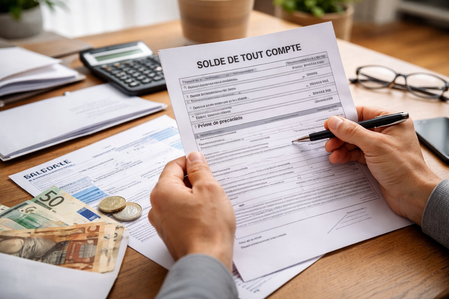 Solde de tout compte en fin de CDD